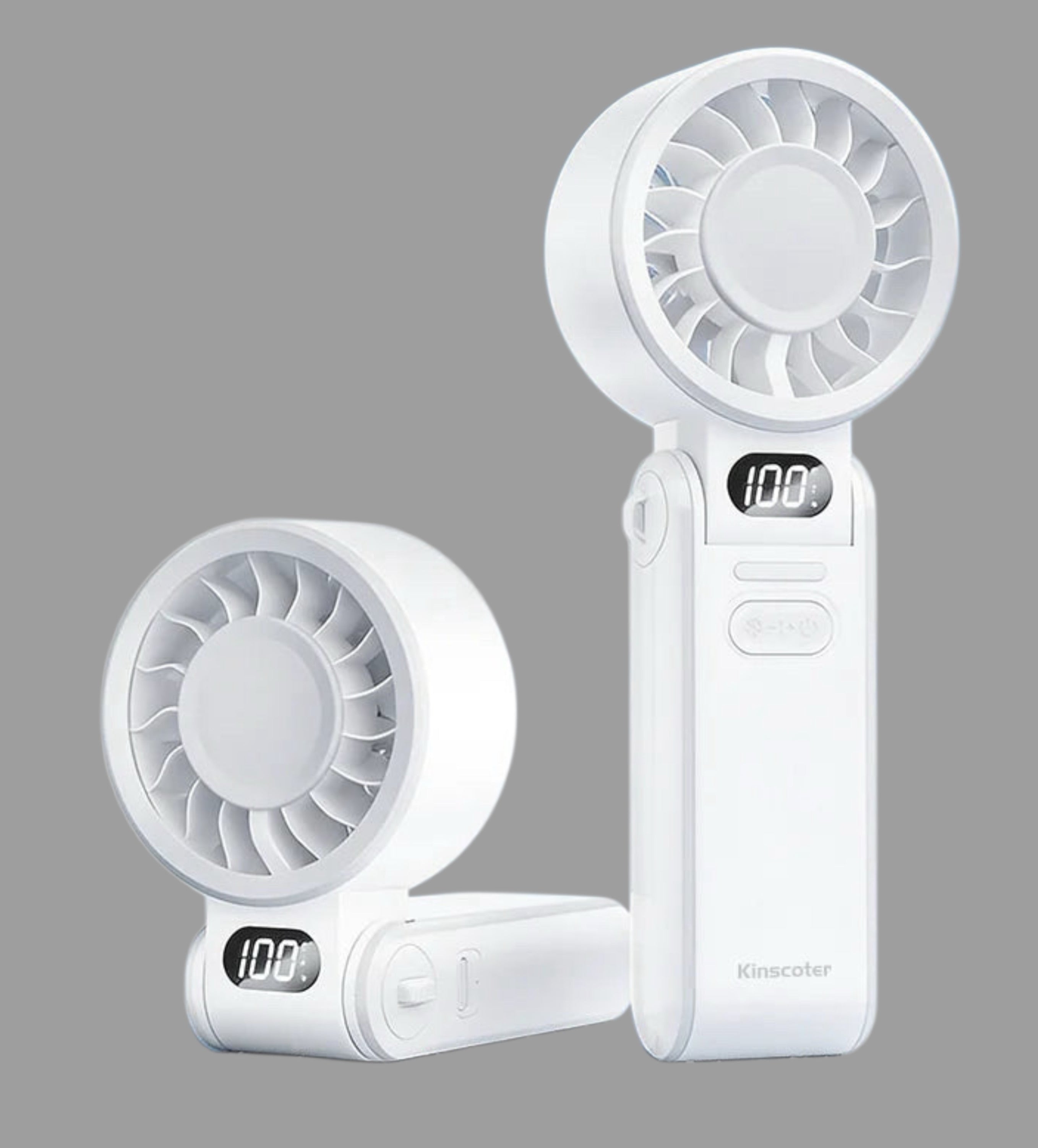 Portable Rechargeable Cooling Fan — 100 Speed Settings