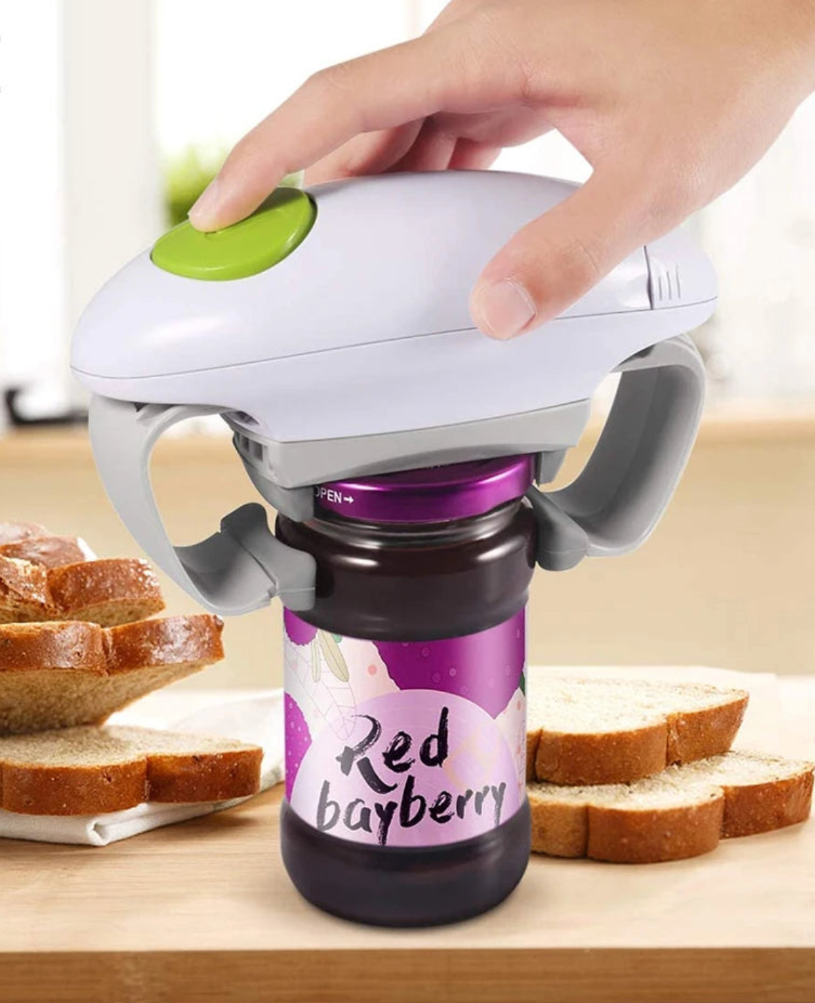 One Touch Electric Jar Opener