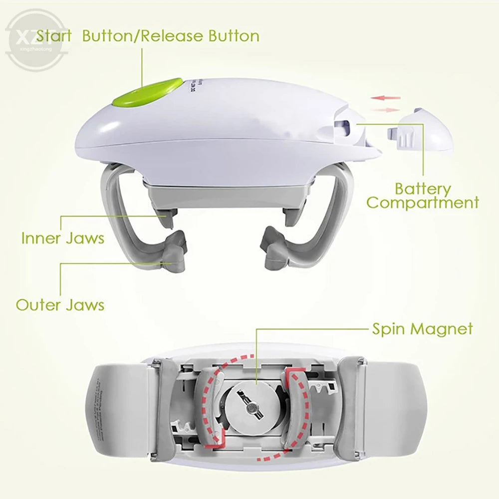 One Touch Electric Jar Opener